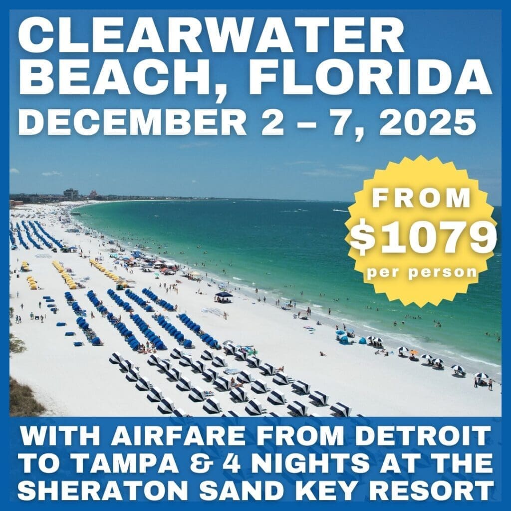 Clearwater Beach Florida in December